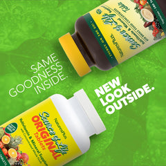 NaturesPlus Source of Life label close-up highlighting whole-food ingredients.