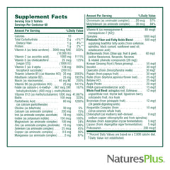 NaturesPlus Source of Life quality seal indicating manufacturing standards.
