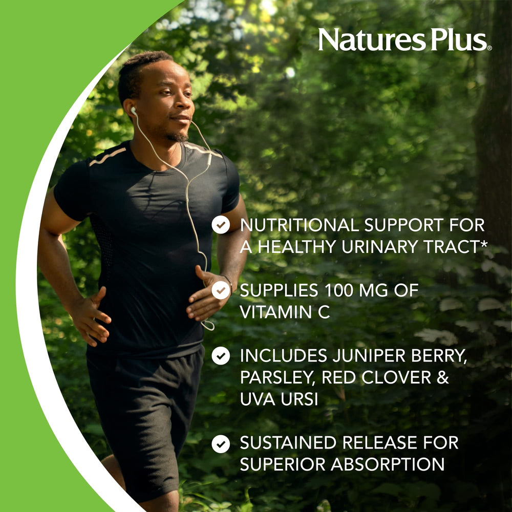 NaturesPlus Ultra Cranberry being poured to illustrate daily dosing convenience.