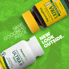 NaturesPlus Ultra II Daily bottle front showing complete multivitamin for daily wellness.