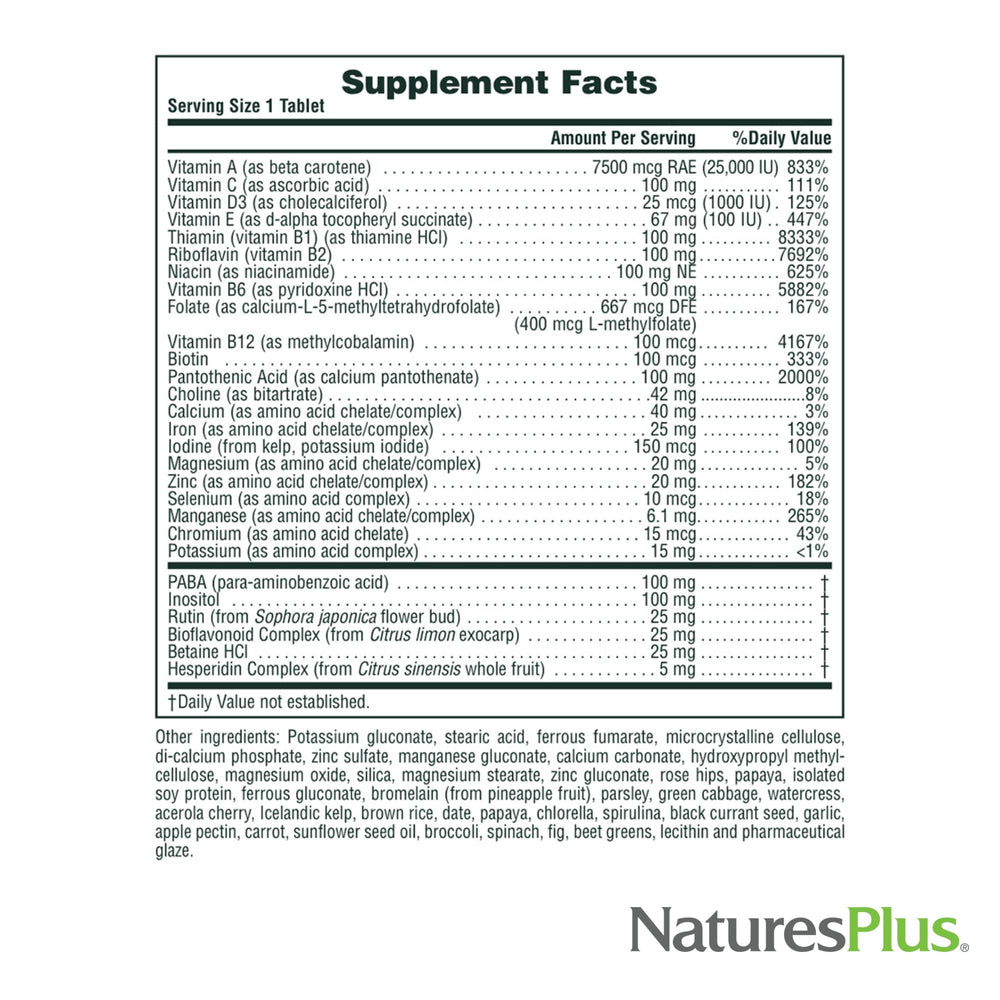NaturesPlus Ultra II Daily sustained-release tablet demonstrates gradual ingredient delivery