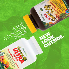 Close-up of NaturesPlus Ultra Source of Life tablets for easy daily dosing