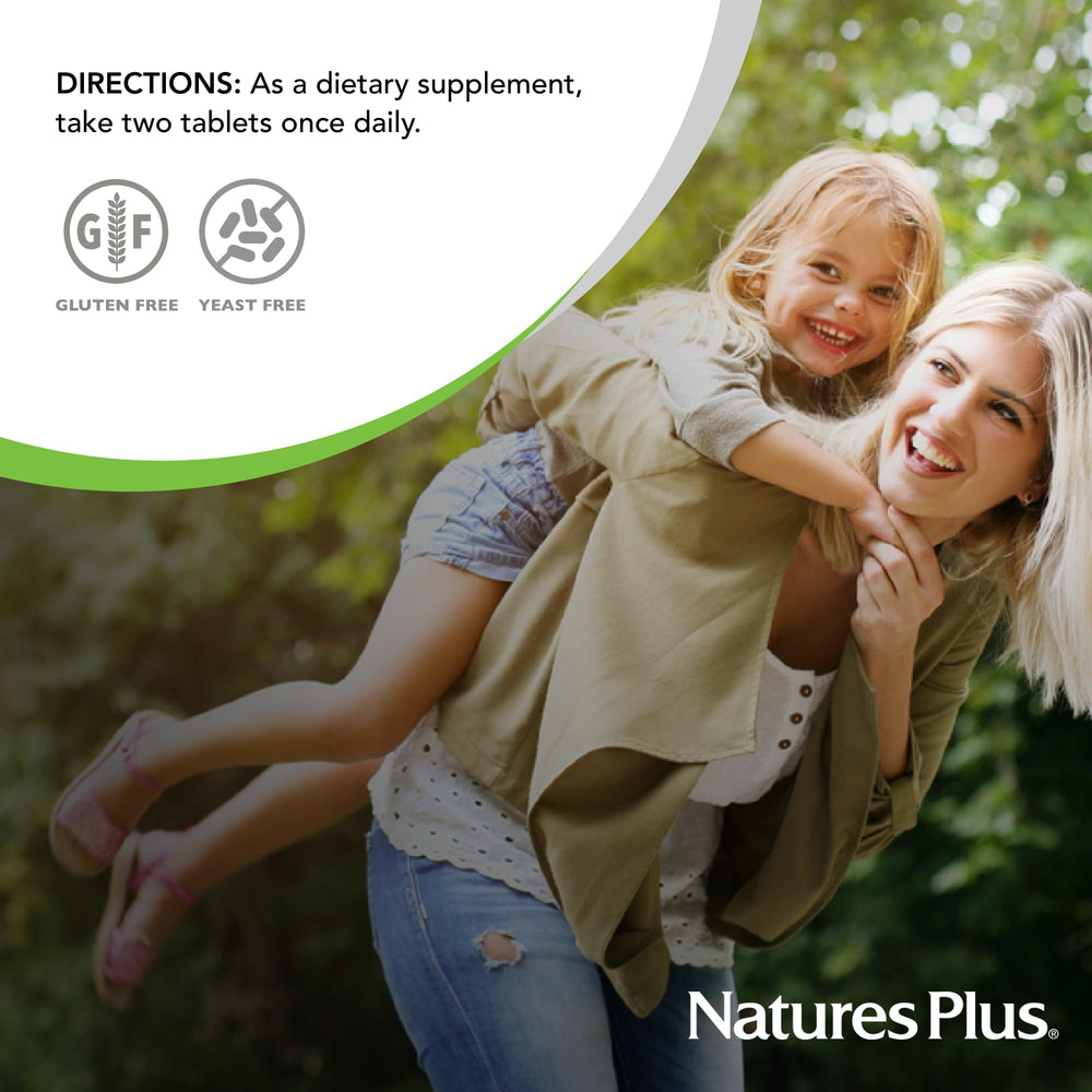 NaturesPlus Women’s Ultra Hair Plus packaging highlights quality ingredients