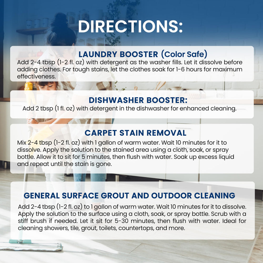 Naturgenix Sodium Percarbonate Powder color-safe brightening for laundry and home surfaces.