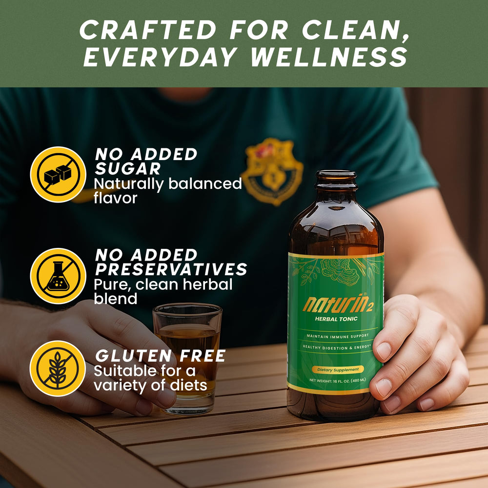 NATURIN2 herbal tonic ingredients licorice-root fo-ti close-up highlights traditional herbs.
