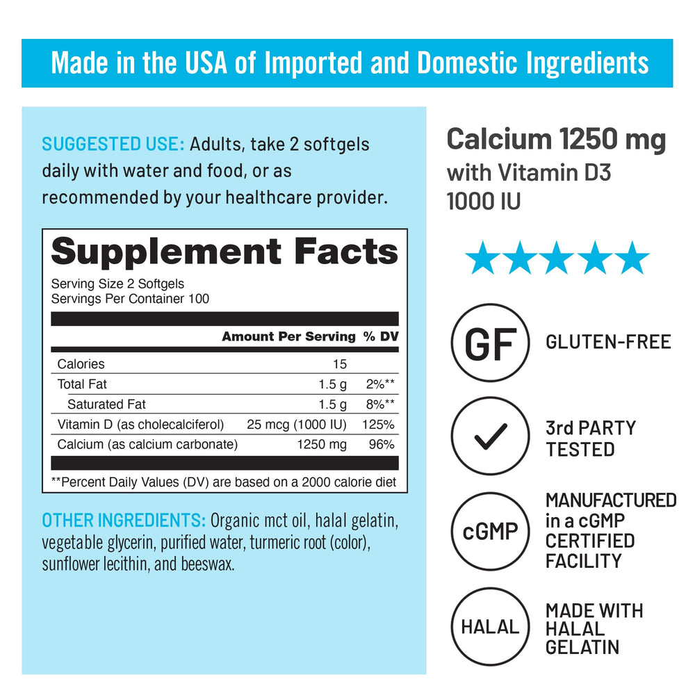 NatureWise softgels with organic MCT oil to aid absorption.