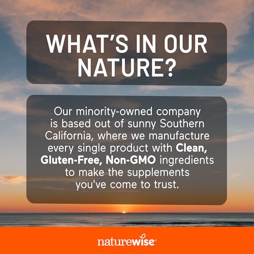 NatureWise packaging notes halal gelatin and allergen-free formula.