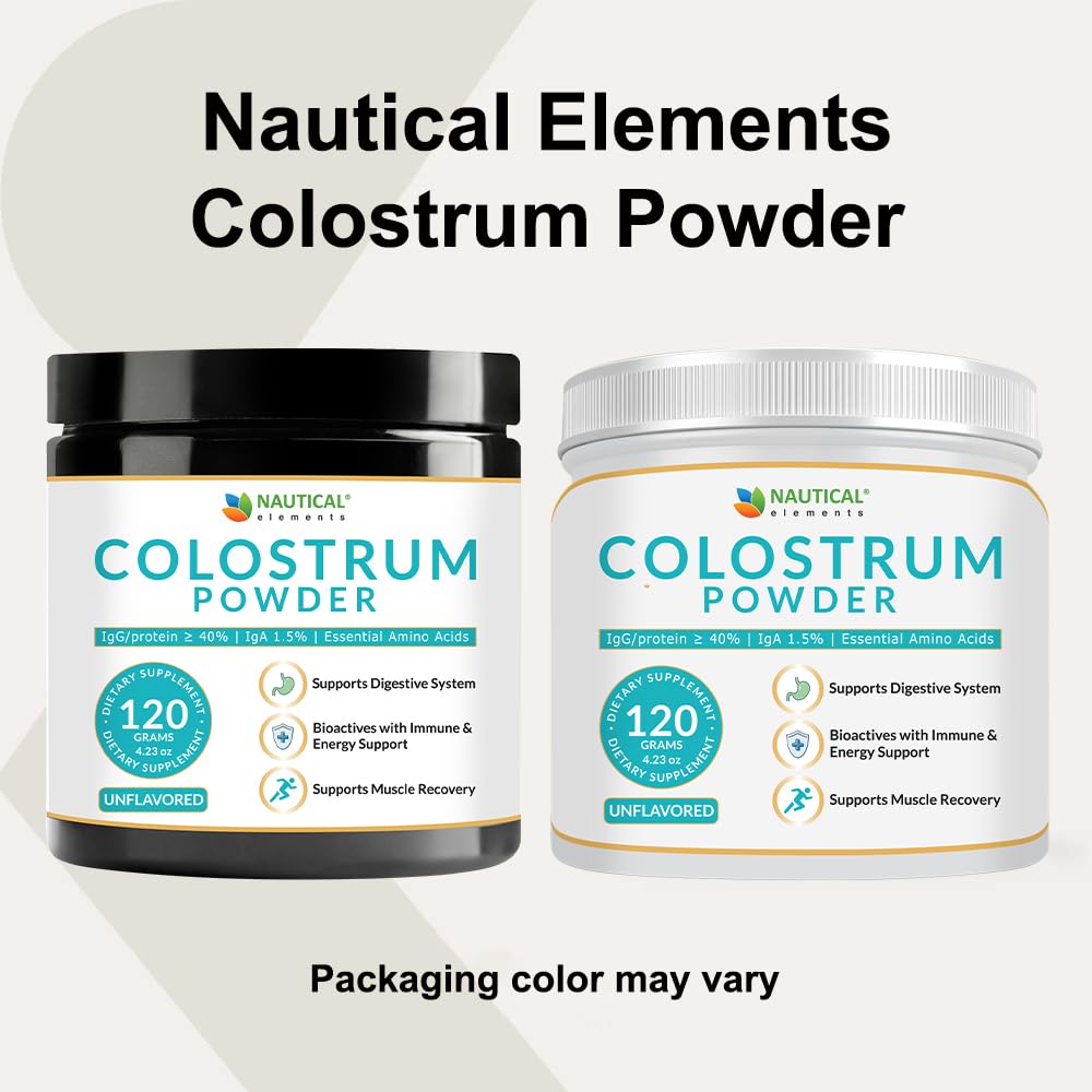 Nautical Elements Colostrum Powder features a blend of bioactive components to help you plan your routine.