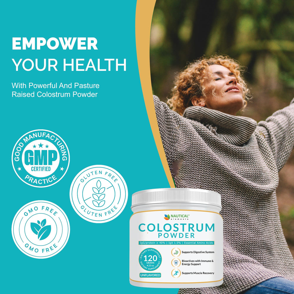Nautical Elements Colostrum Powder undergoes third-party testing to ensure quality and consistency.