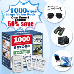 Navona ammonia-free wipes safe for coated and polarized lenses