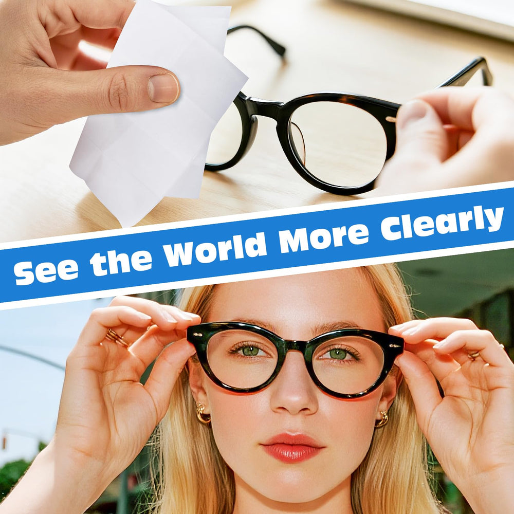 Scratch-free, streak-free cleaning with Navona wipes for lenses