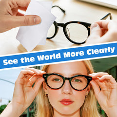 Scratch-free, streak-free cleaning with Navona wipes for lenses