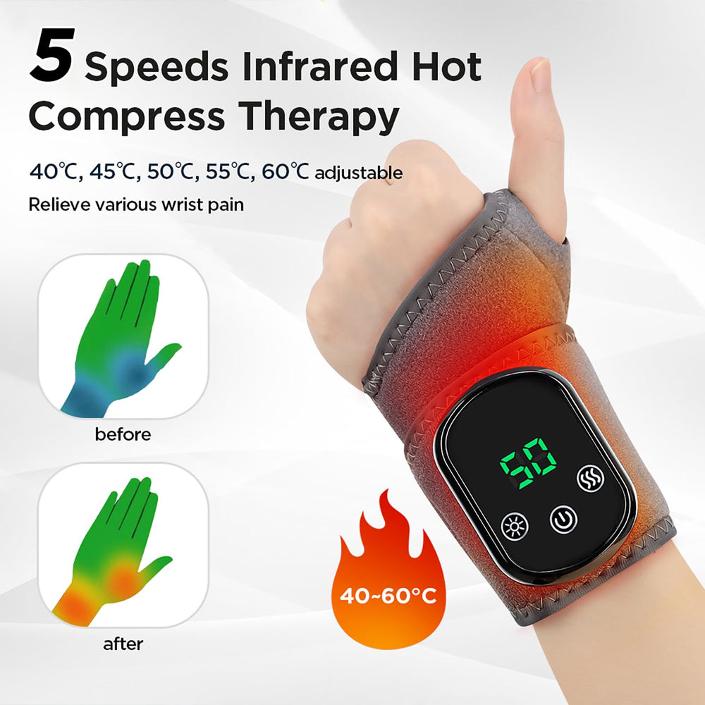 Naxir Hand Revive Massager rechargeable battery powering wireless operation.