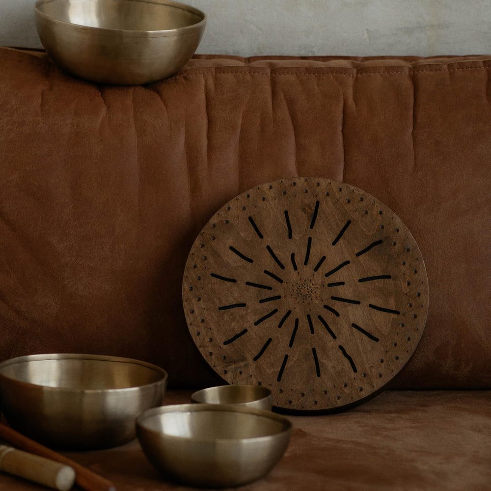 Nazar Drums Portable Meditation Tool supports easy setup for mindfulness sessions