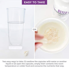 NBI Osteo-K Mini vegan capsules packaging showcasing USA-made quality