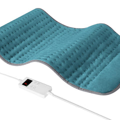 NBKLS heating pad back coverage in cyan for full-back warmth