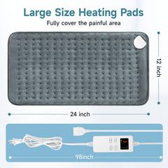 NBKLS heating pad ready for travel with compact portable design.