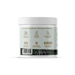nbpure Earthy Andy Paradise label closeup conveys quality and serving size.