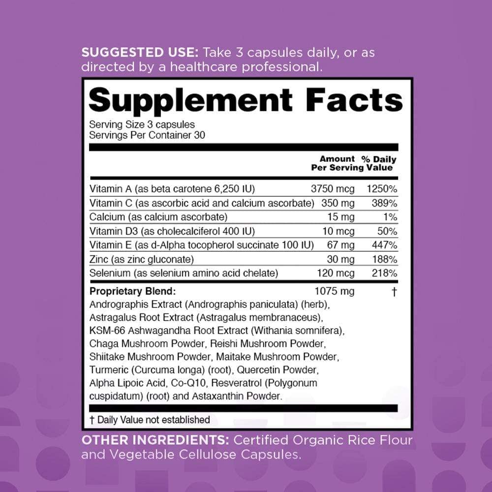 nbpure Immune+ outer packaging signaling premium immune support