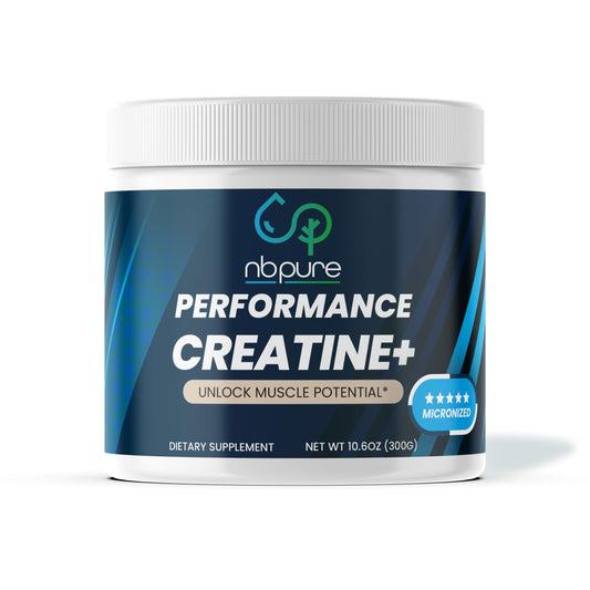 nbpure Micronized Creatine Monohydrate bottle supports daily workouts with clean endurance potential.