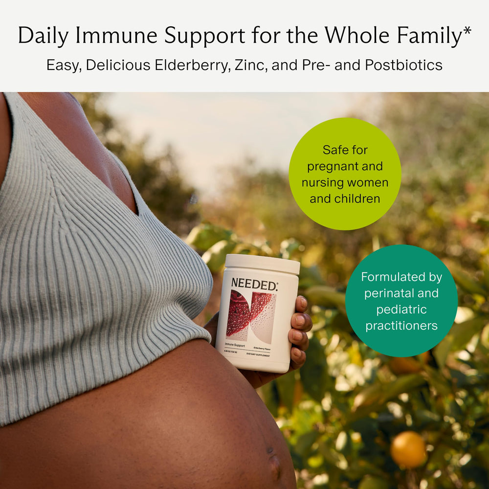 Needed Immune Support dissolving in water for quick, smooth consumption.
