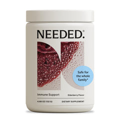 Needed Immune Support powder tub ready for daily immune routines.
