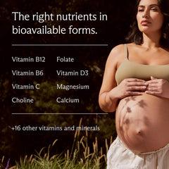 Needed Prenatal IRB study chart suggesting higher nutrient levels versus standard prenatal.