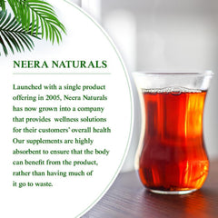 Neera Natural green can on shelf emphasizing brand and product packaging.