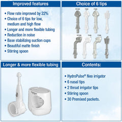 NeilMed HydroPulse Neo sinus tip low flow for gentle cleansing