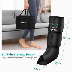 Nekteck leg massager adjustable intensity covers gentle to strong options