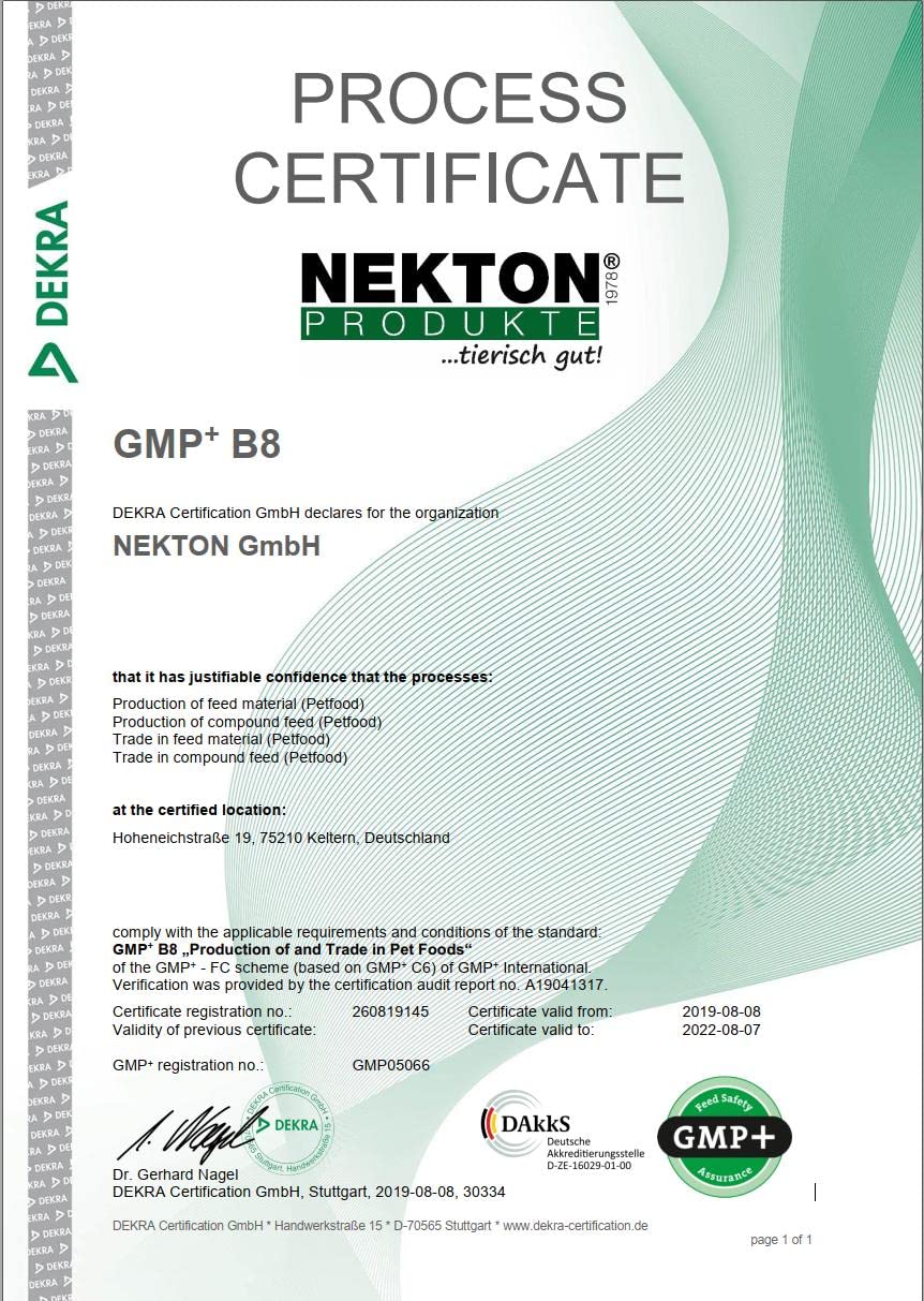 Nekton Calcium Plus packaging with instructions—clear usage for routine care