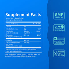 Nello Supercalm ingredients label highlighting key components