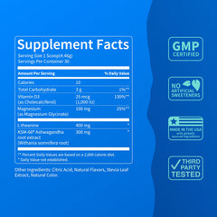 Nello SuperCalm with KSM-66 Ashwagandha promotes balanced energy and mood