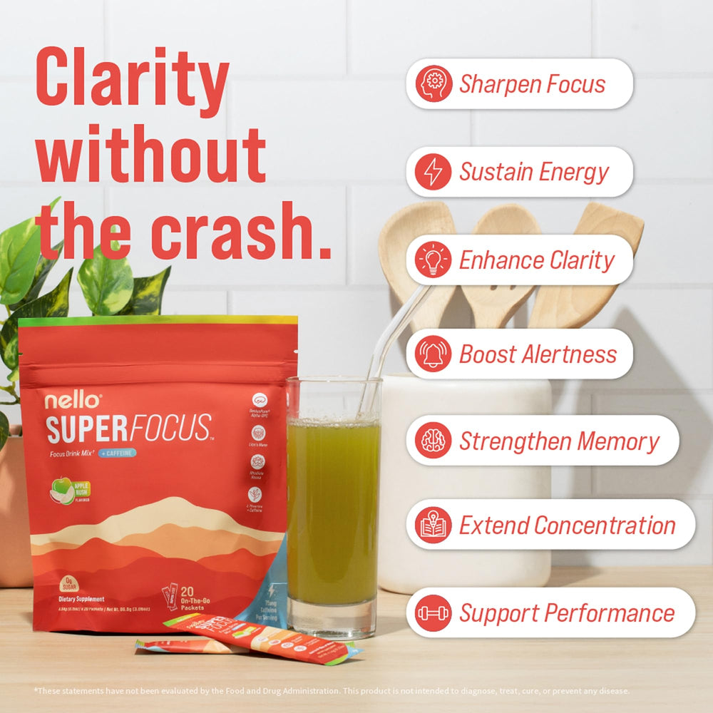 Nello Superfocus on-the-go pouch ready for a busy day of focus.