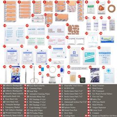 NENYX first aid kit made with rugged 1680D fabric for durability.