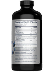 NeoCell Hyaluronic Acid Berry Liquid being poured for easy daily intake.