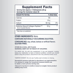 NeoCell collagen powder dissolving in a glass for beverages