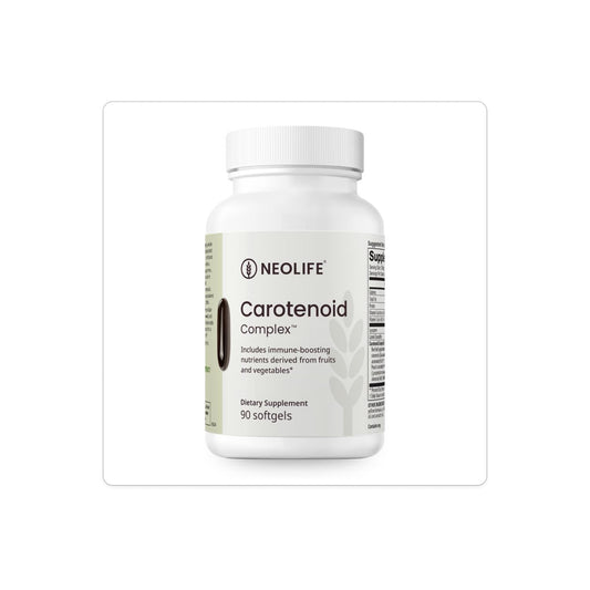 NeoLife Carotenoid Complex bottle label for daily eye-support potential
