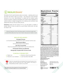 NeoLifeShake vanilla milk pour for a quick, satisfying meal