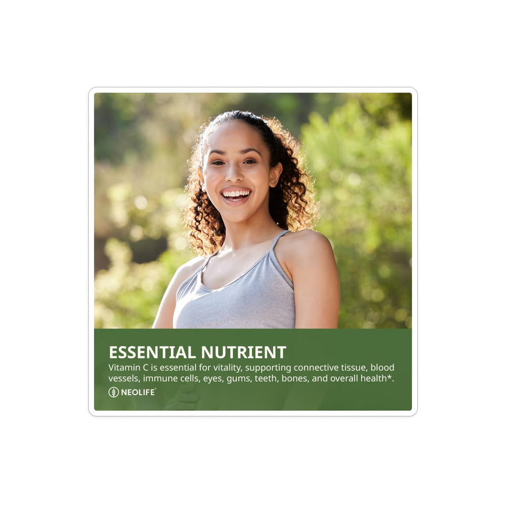 NeoLife Super C ingredients panel features rutin and hesperidin for natural vitamin C.