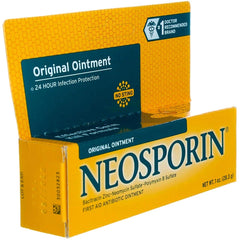 Neosporin Original Ointment application dab demonstrating easy, precise skin coverage