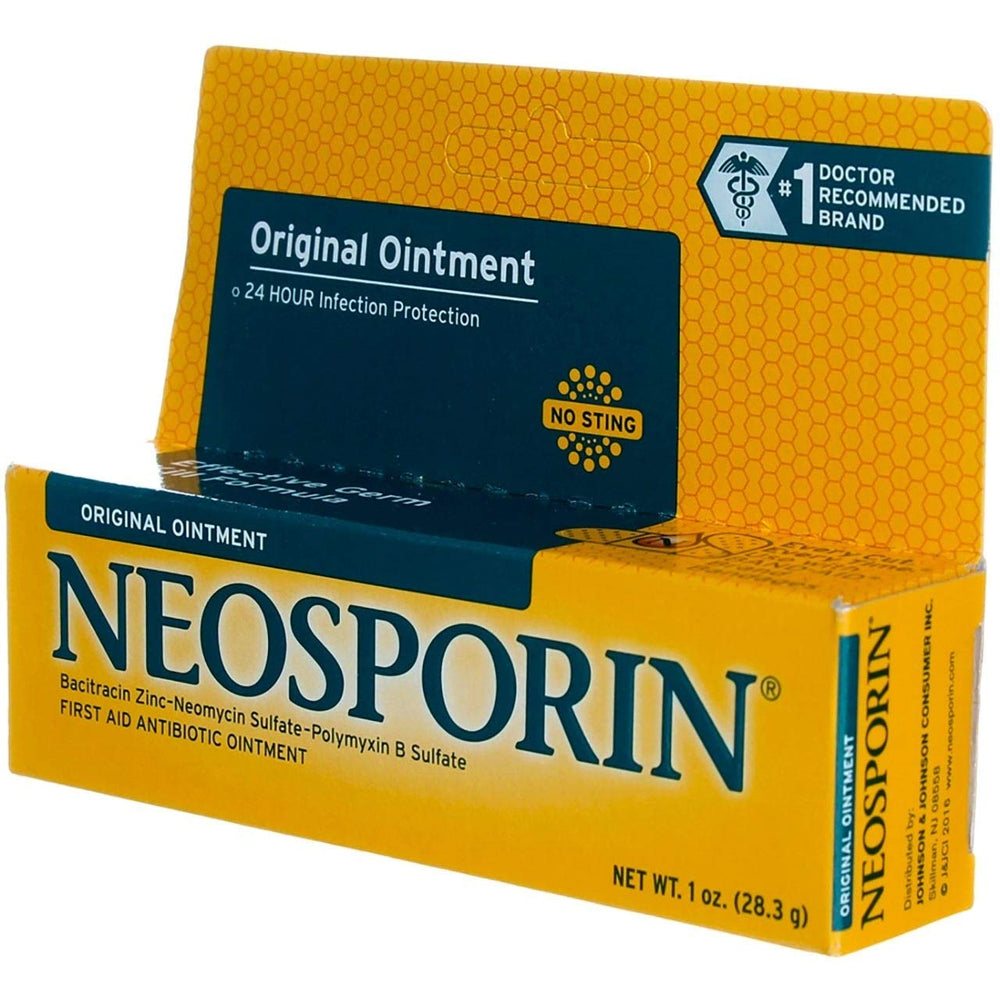 Neosporin Original Ointment bacitracin zinc ingredient focus on infection prevention