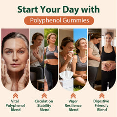 Nepeolithia Polyphenol Gummies packaging box and label