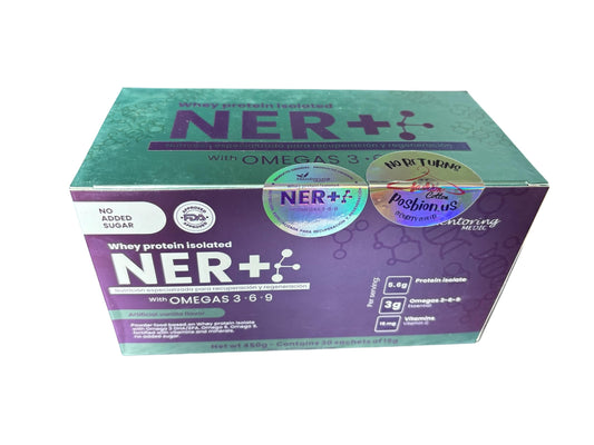 NER+ Protein Isolate bottle demonstrates a smooth shake for daily recovery.