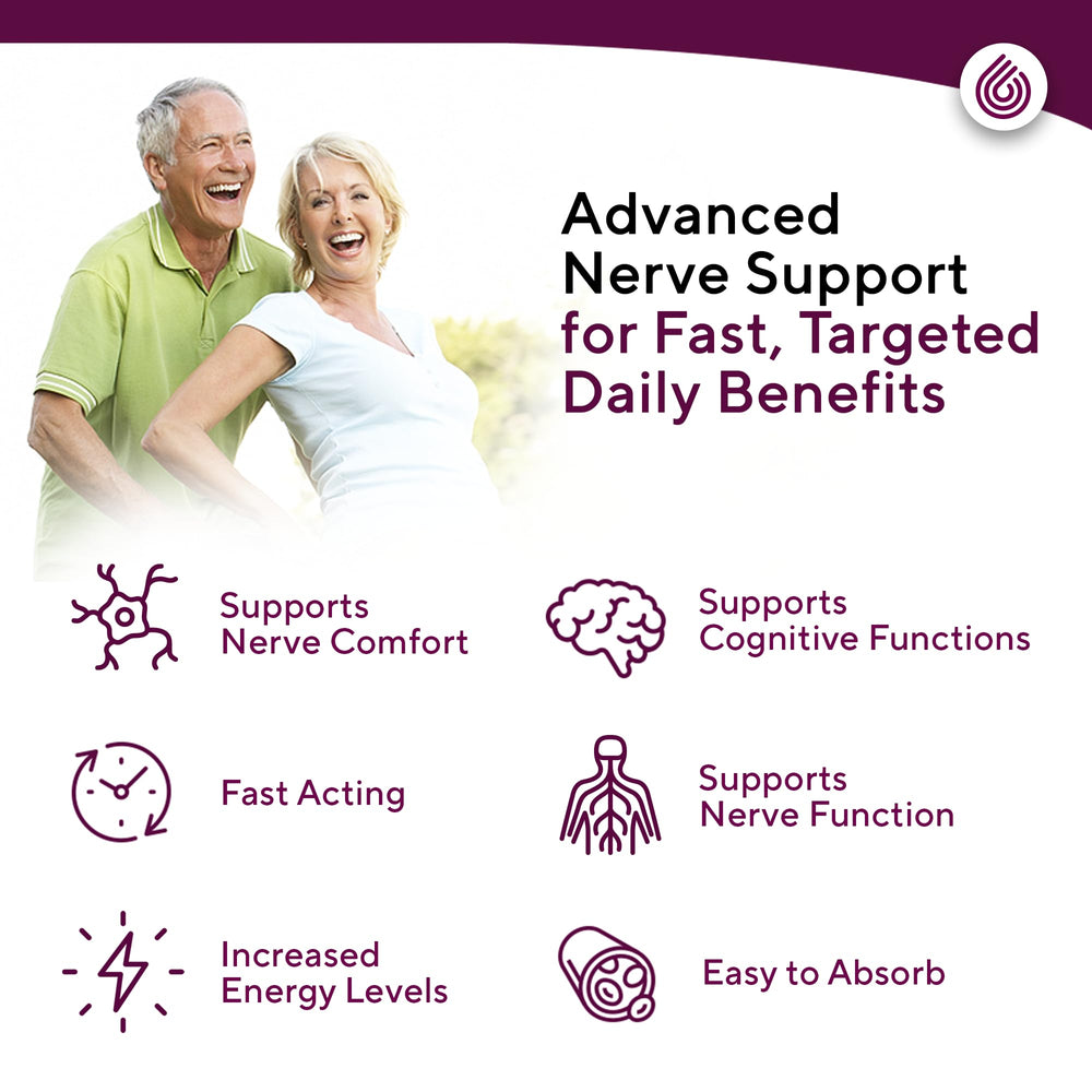 NERVE RENEW capsules in bottle ready for daily use