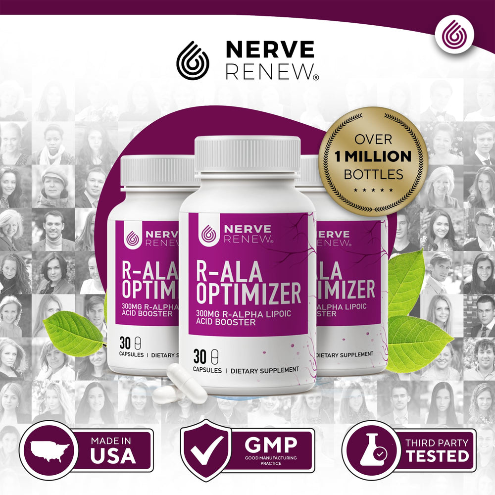 NERVE RENEW Optimizer packaging display ready for countertop shoppers.