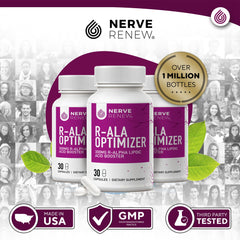 NERVE RENEW Optimizer packaging display ready for countertop shoppers.