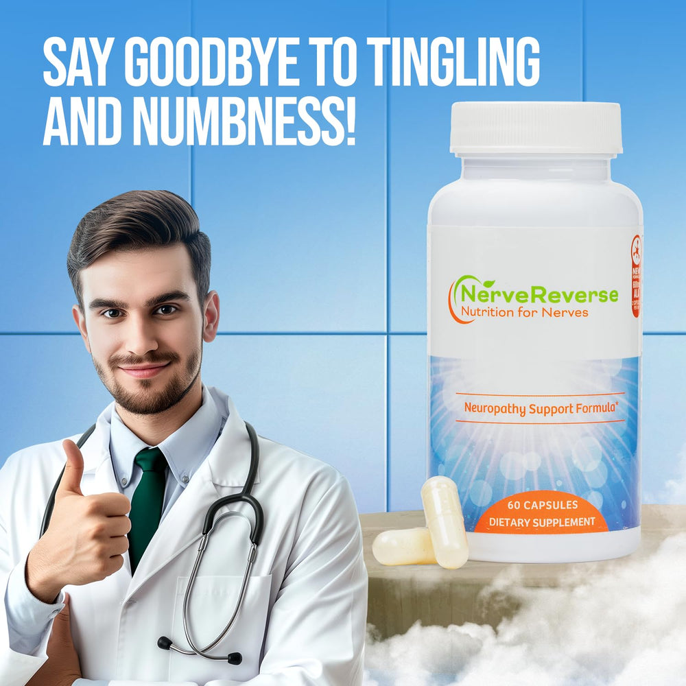 NerveReverse Nutrition D3 capsule detail suggests mood and energy metabolism benefits.
