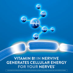 Nervive sugar-free tablets shown for a sugar-conscious daily routine.