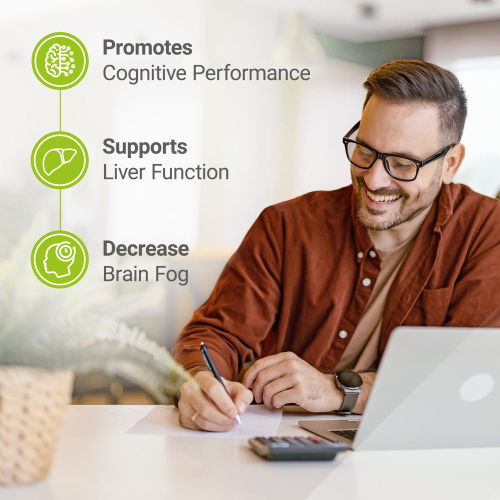 Nested Naturals Choline Bitartrate bottle illustrates supports liver function